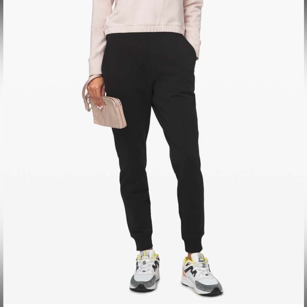 GUC LULULEMON Warm Down High Rise Neoprene Feel Joggers Full Length Black